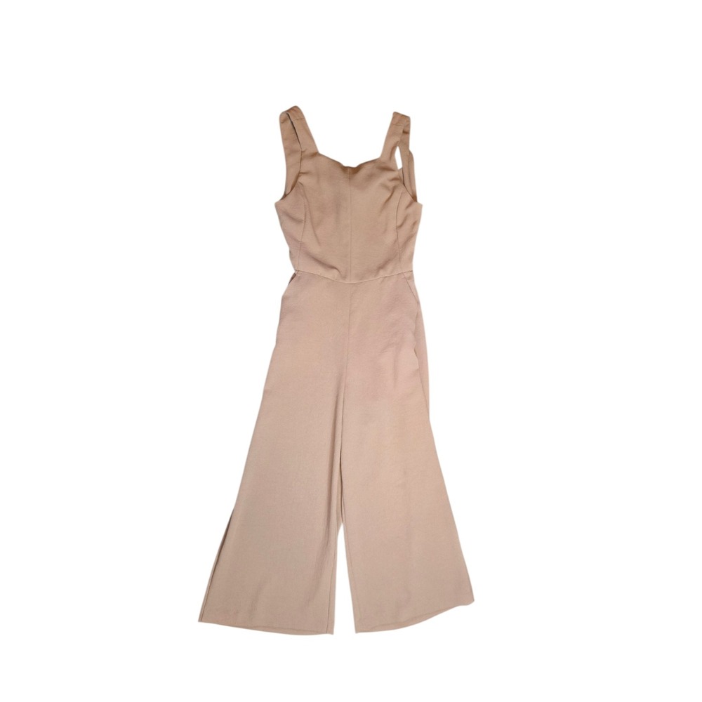 Wilfred Mauve-Brown Sleeveless Wide-Leg Jumpsuit - Picture 2 of 7